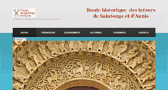 Desktop Screenshot of monuments-saintonge.com