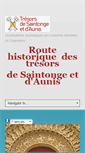 Mobile Screenshot of monuments-saintonge.com